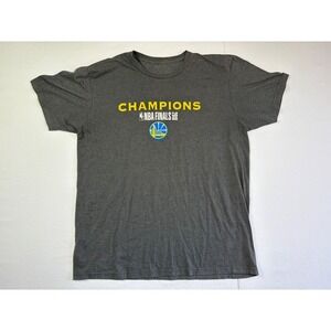 Golden State Warriors 2018 NBA Finals‎ Champions Roster T-Shirt Mens XL Gray